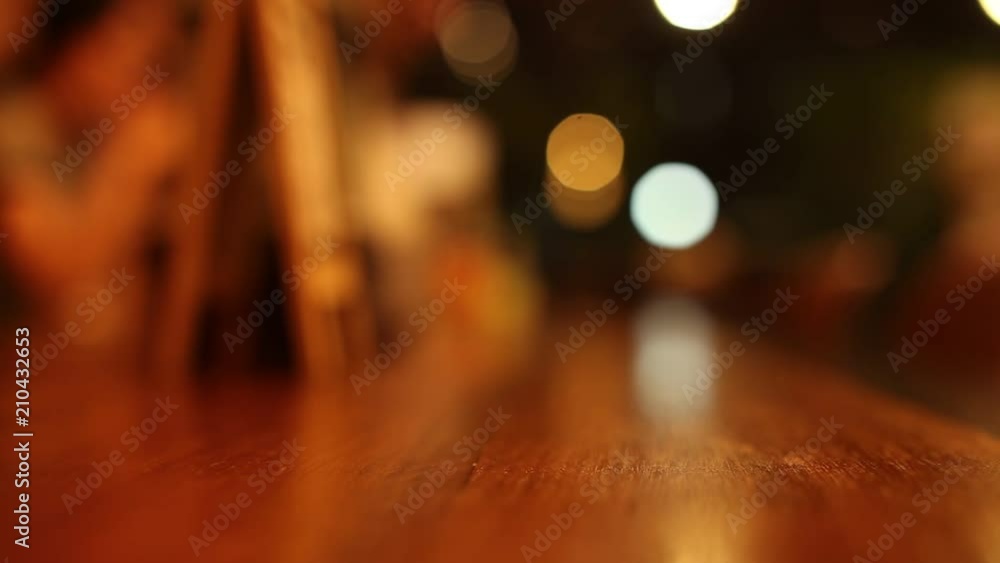 on the table on the table