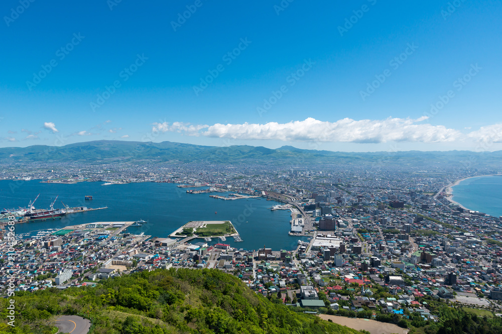 北海道函館　函館山からの眺め