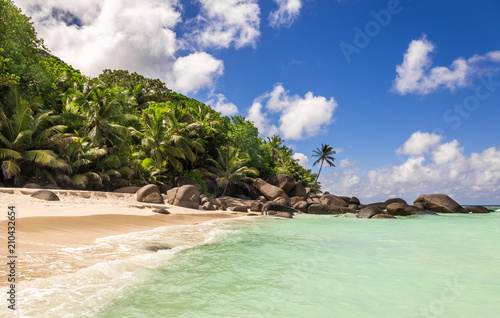 Paradise beach in the Seychelles