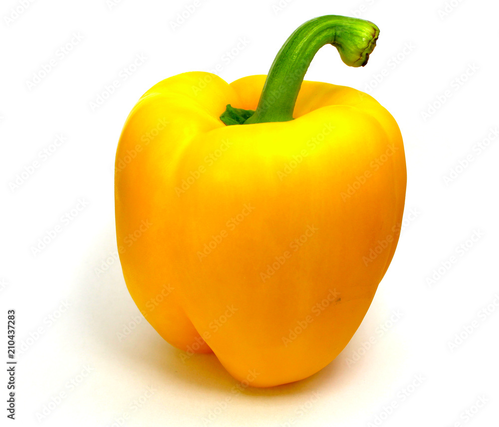 Gelbe Paprika isoliert Gelbe Paprika isoliert