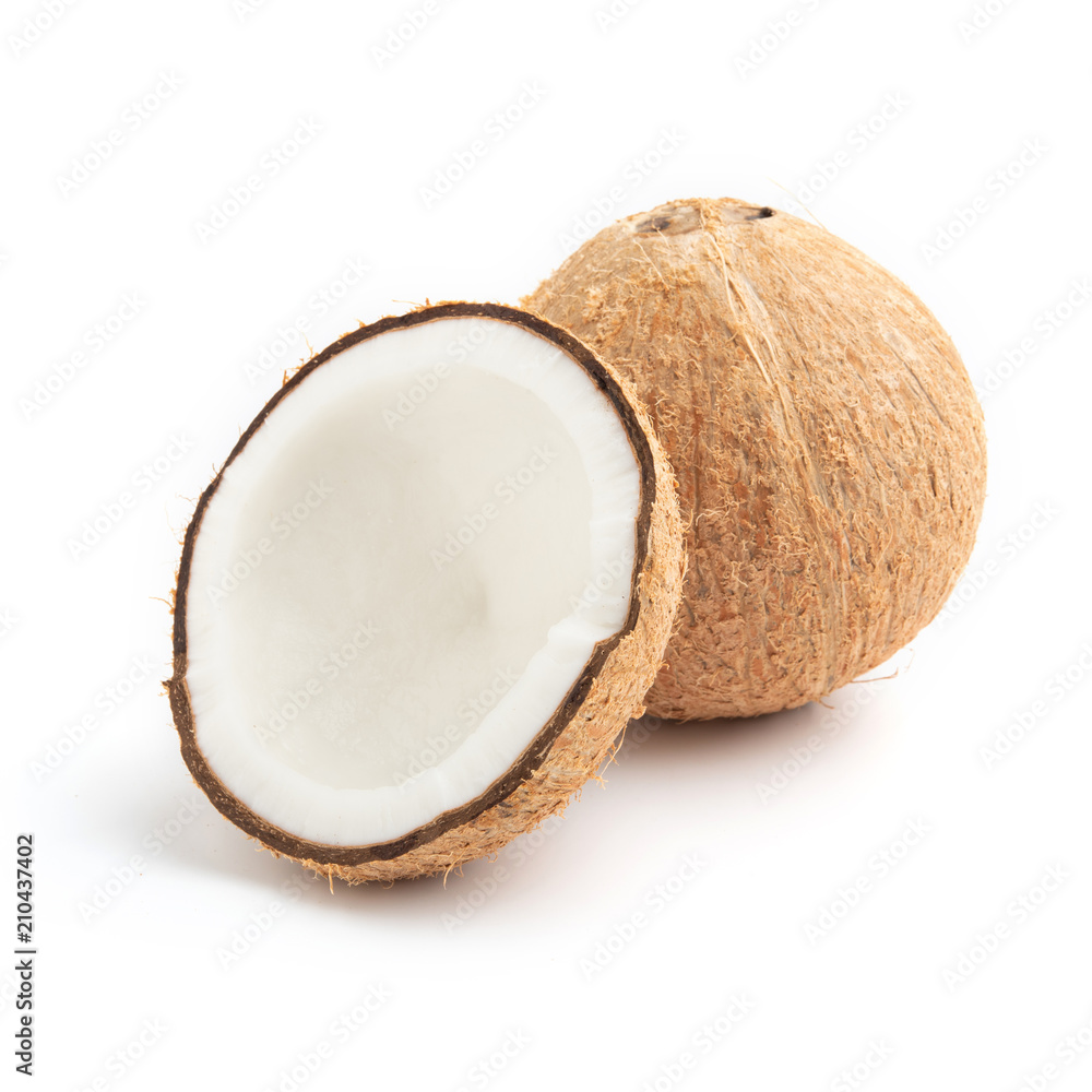 coconuts isolated on white background coconuts isolated on white background