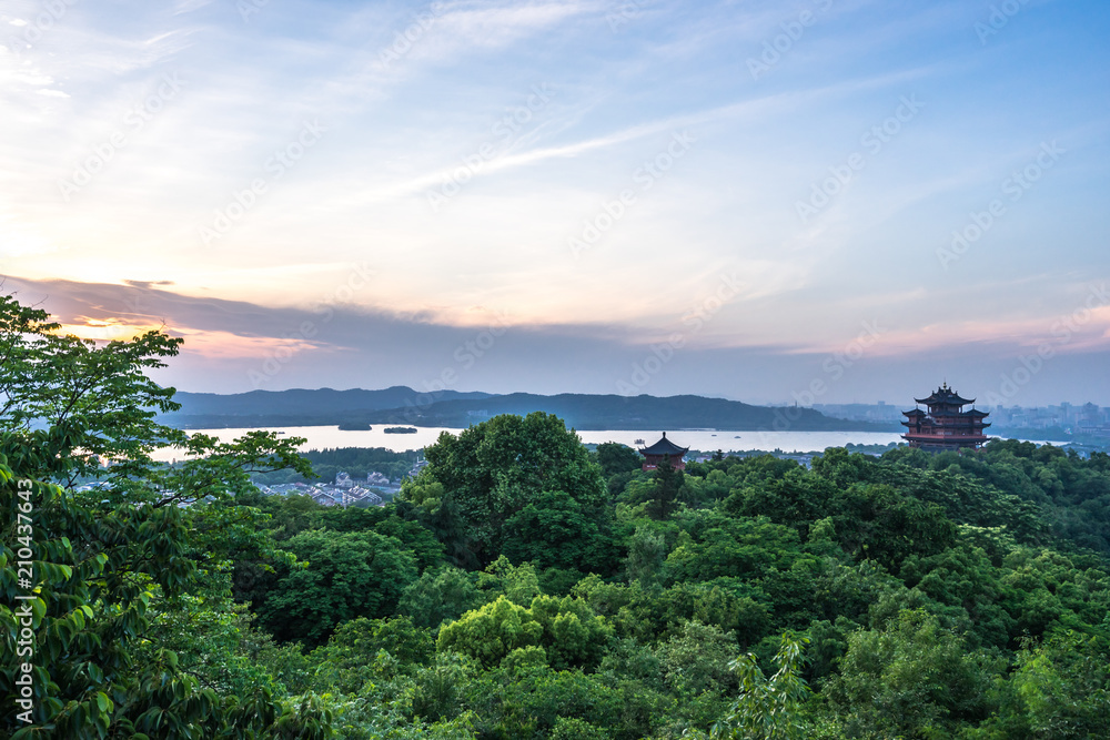 landscape from hangzhou west lake