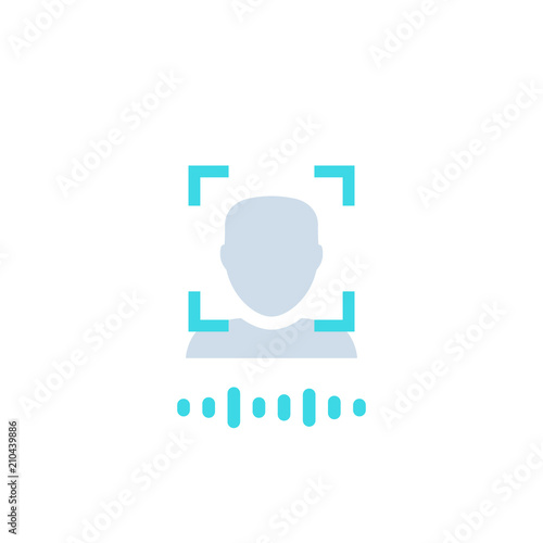 Face recognition icon