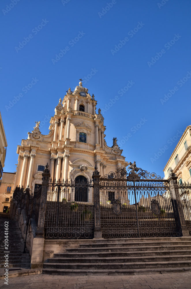 Obraz premium Ragusa Ibla, or simply Ibla, is one of the two neighborhoods that form the historic center of Ragusa in Sicily.