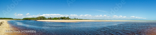 Corumbau river - River, beach and landscape - Rio, praia e paisagem espetacular (Prado - Bahia - Brazil)