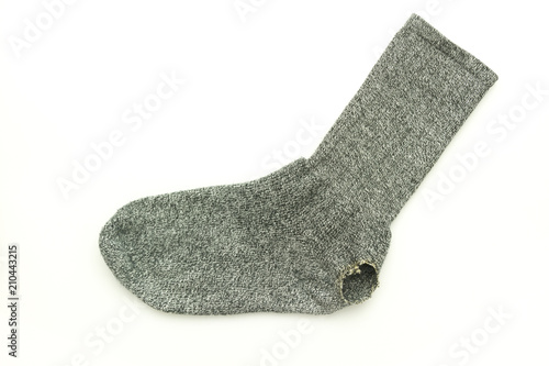 holed sock