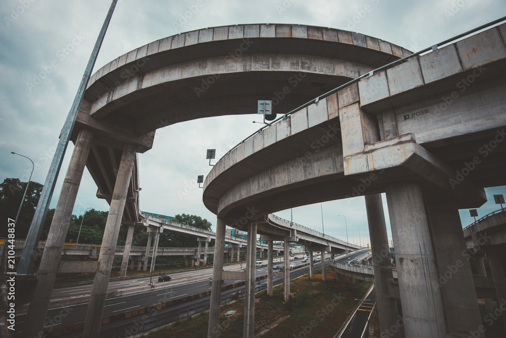 Naklejka premium Highway Flyovers