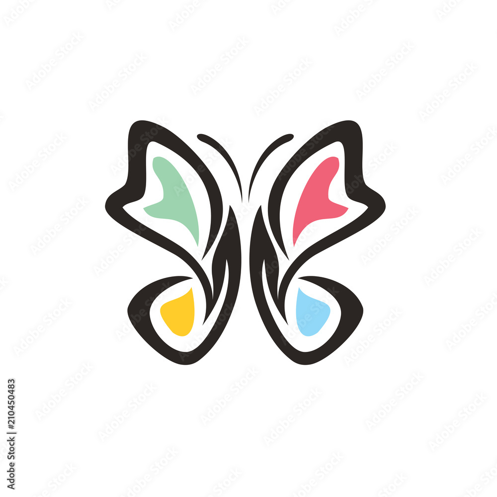 Creative Butterfly Logo Icon Vector Creative Butterfly Logo Icon Vector