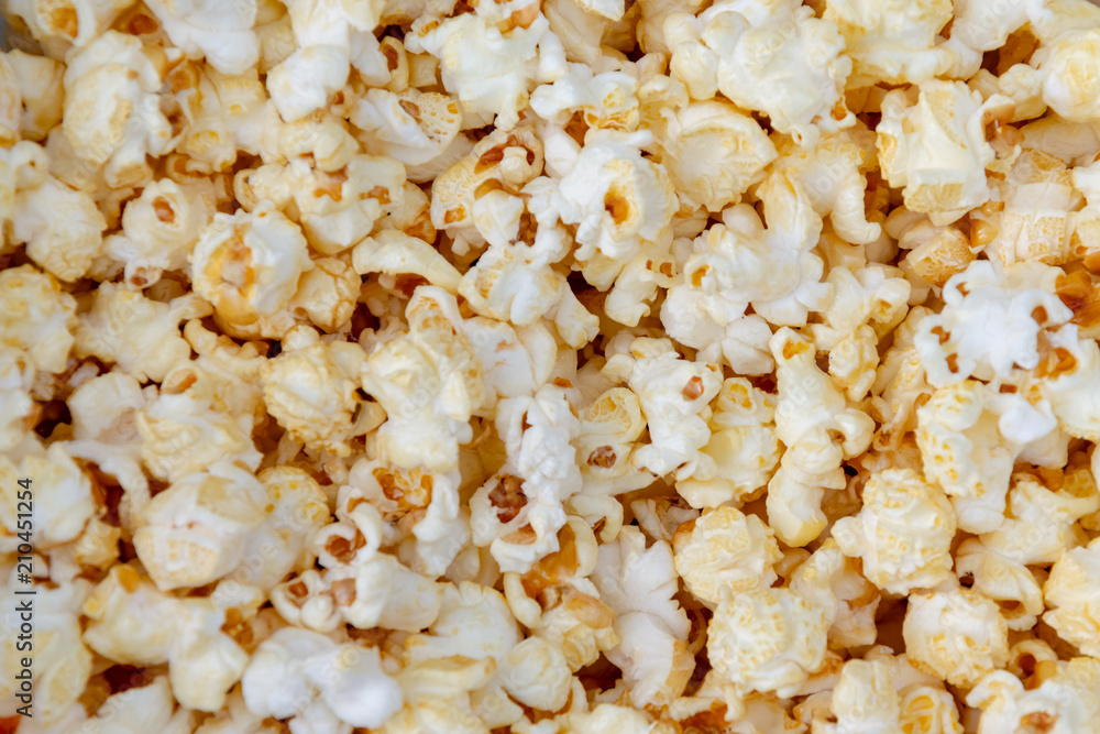 sweet popcorn in closeup sweet popcorn in closeup