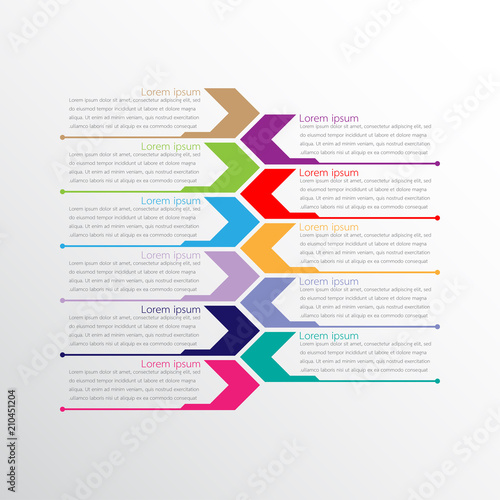Vector infographic templates used for detailed reports. All 11 topics.