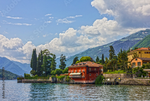 Como lake view, Tremezzo town, Italy