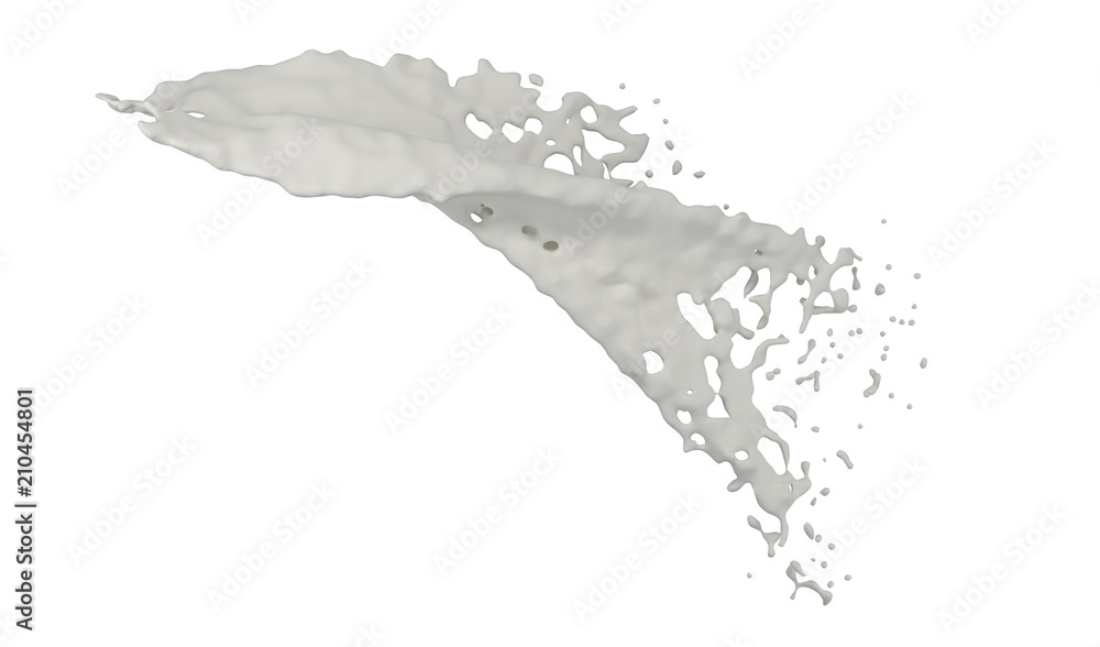 3d render of liquid splash isolated on white background with clipping path 3d render of liquid splash isolated on white background with clipping path