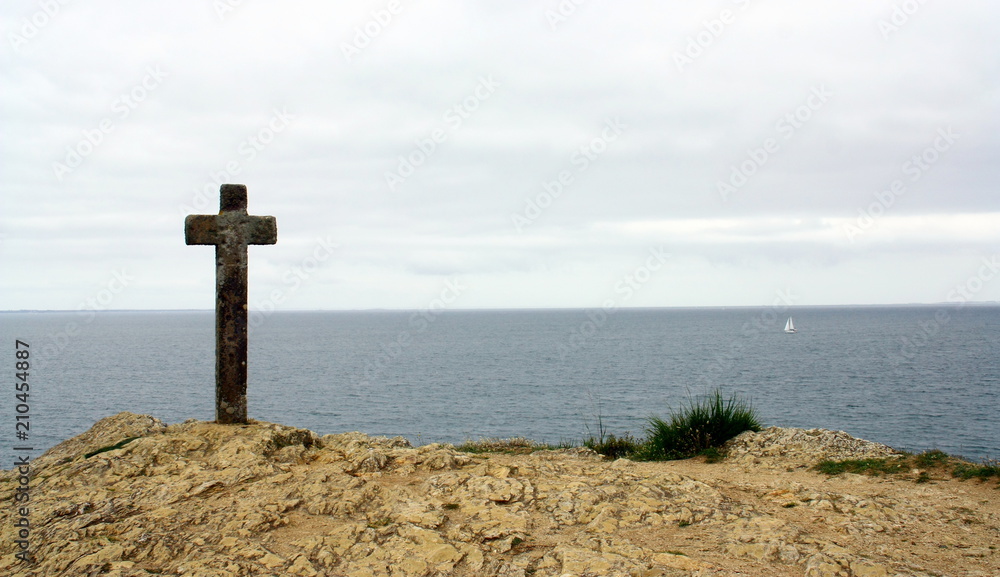 la croix du grand mont,à saint gildas de rhuys,
presqu'île de rhuys,bretagne