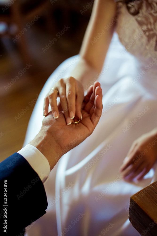 Premium Photo | Wedding gold rings in a box wedding ceremony gathering  bride and groom on the table mr and mrs young family happy day love and  forever together