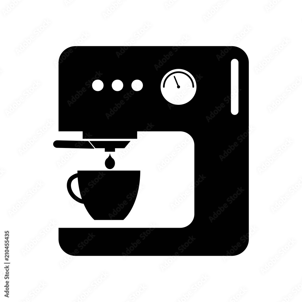 Coffee machine icon vector icon. Simple element illustration. Coffee