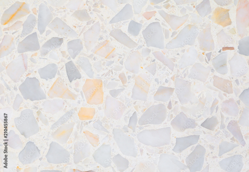 Fototapeta premium terrazzo flooring texture polished stone pattern wall and color old surface marble for background image horizontal