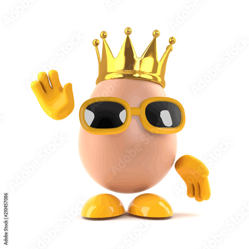 Vector 3d King egg