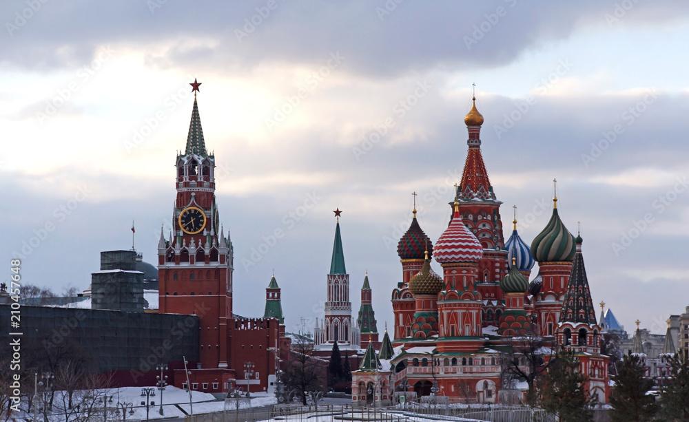 Moscow, red square, kremlin