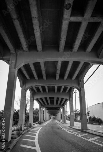 Concrete Highway Overpass
