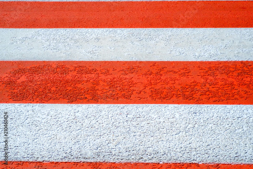 Closeup of crossing pattern on city road © NatalyLandar