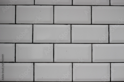 Ceramic brick tile wall