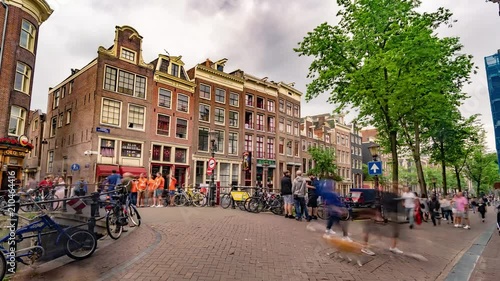 Hyperlapse on the Streets of Amsterdam City Center.