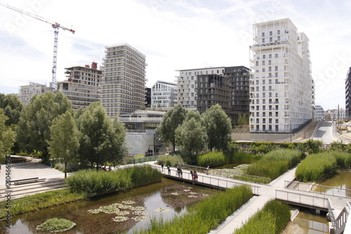 Canvas Print Parc Martin-Luther-King à Paris