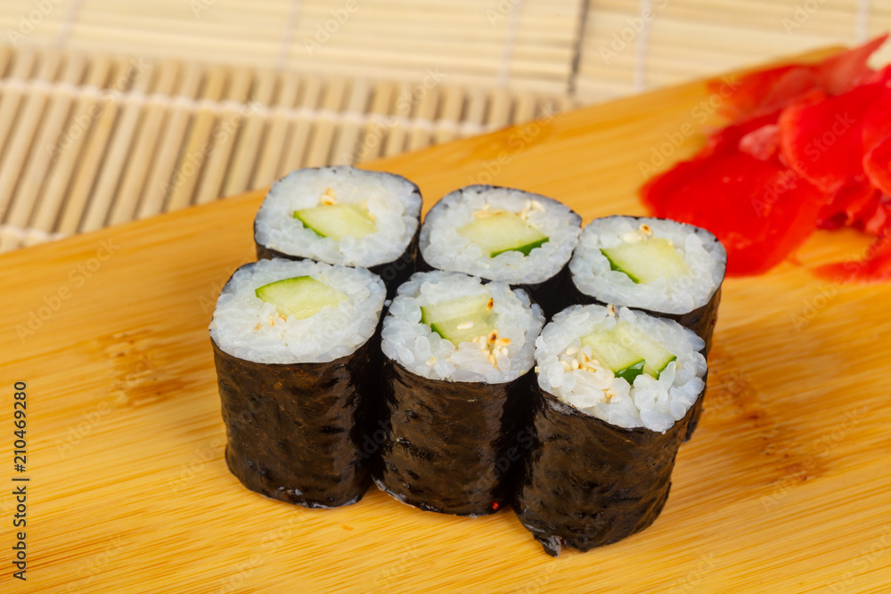 Delicious cucumber rolls Delicious cucumber rolls