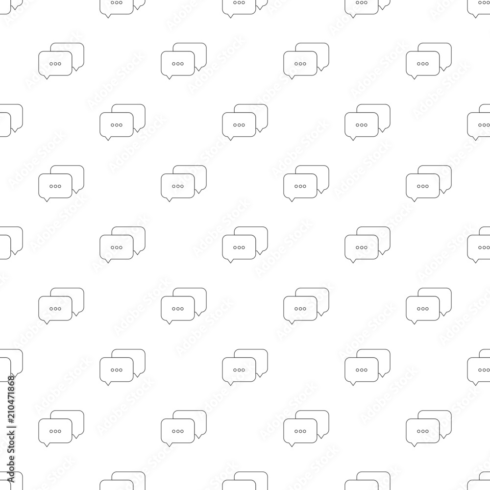 Dialog background from line icon. Linear vector pattern Dialog background from line icon. Linear vector pattern