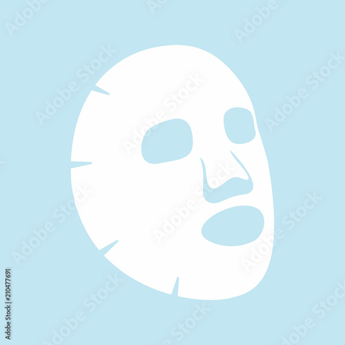 Facial mask flat icon