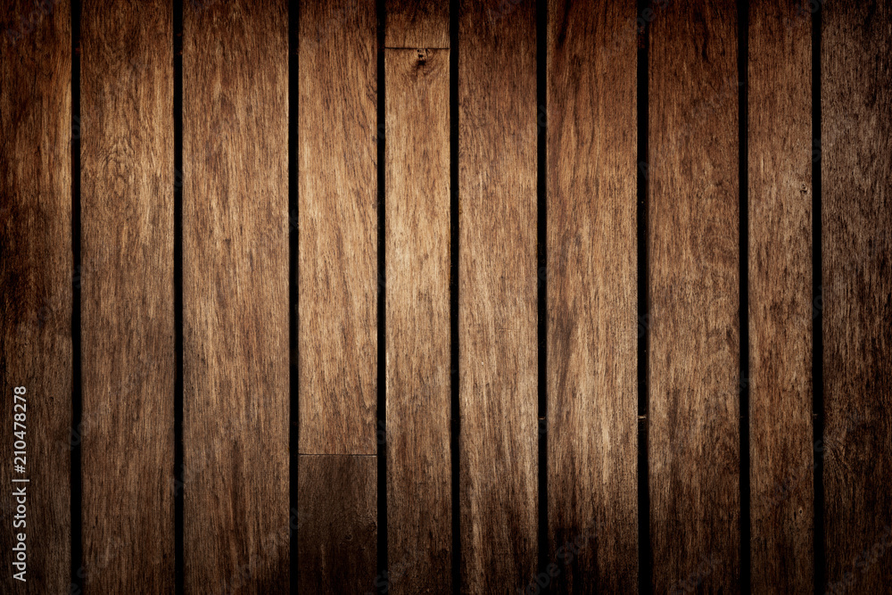 Rustic wood planks background, wood texture - obrazy, fototapety, plakaty 