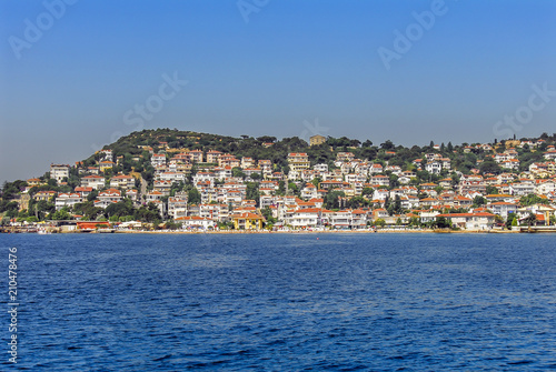 Istanbul, Turkey, 20 July 2011: Kinali Island, Princes Islands district of Istanbul