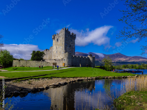 Ross Castle on a beautiful day - Killarney National Park