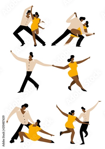 salsa rumba dancers
