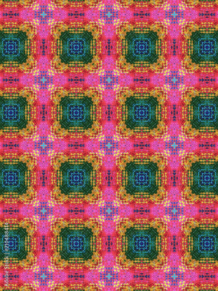 Pink and green pattern abstract background
