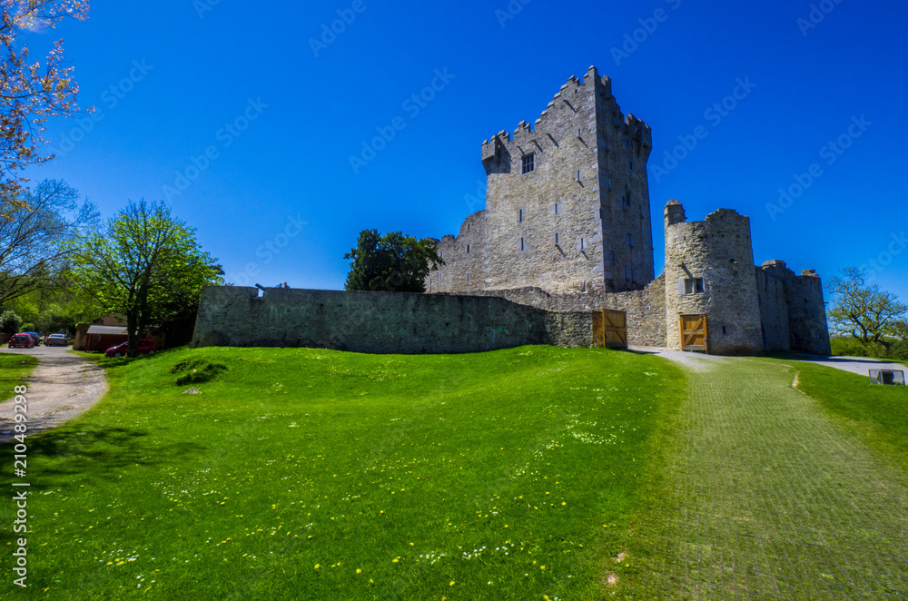 Ross Castle on a beautiful day - Killarney National Park