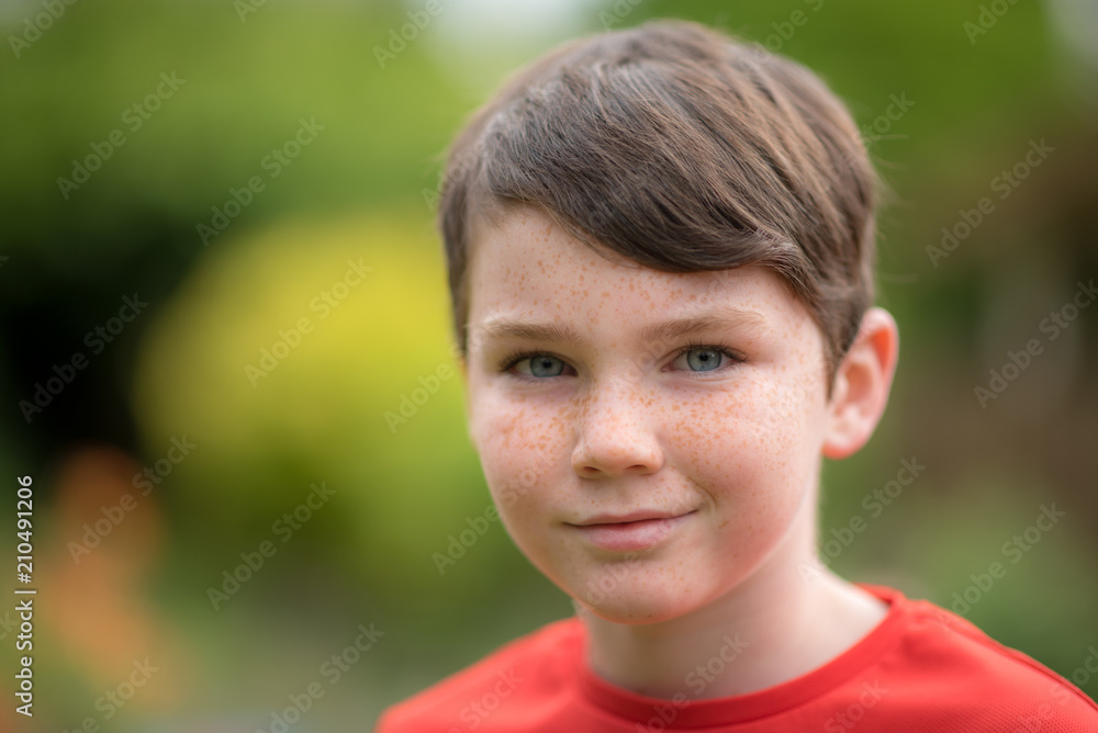 Portrait of a ten year old boy Portrait of a ten year old boy