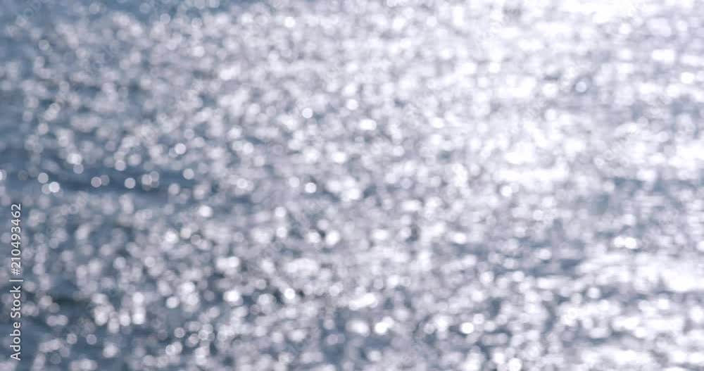 Blur view of seascape and sunlight