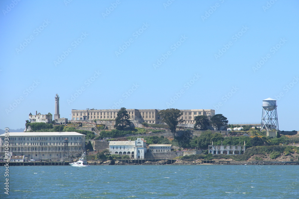 Naklejka premium Alcatraz Island in San Francisco