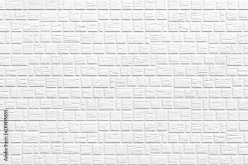 Modern white stone wall pattern and background