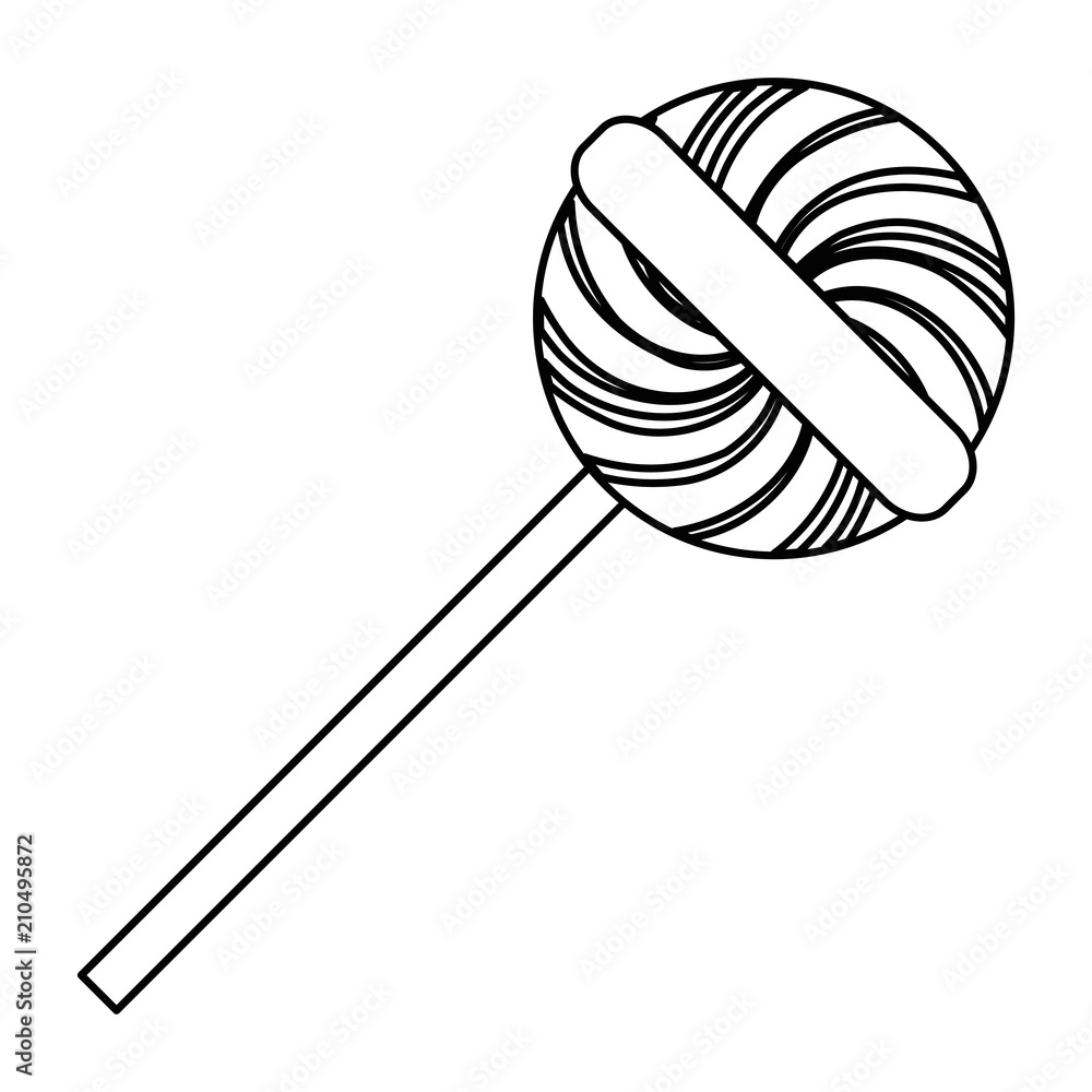 sweet lollipop isolated icon vector illustration design sweet lollipop isolated icon vector illustration design
