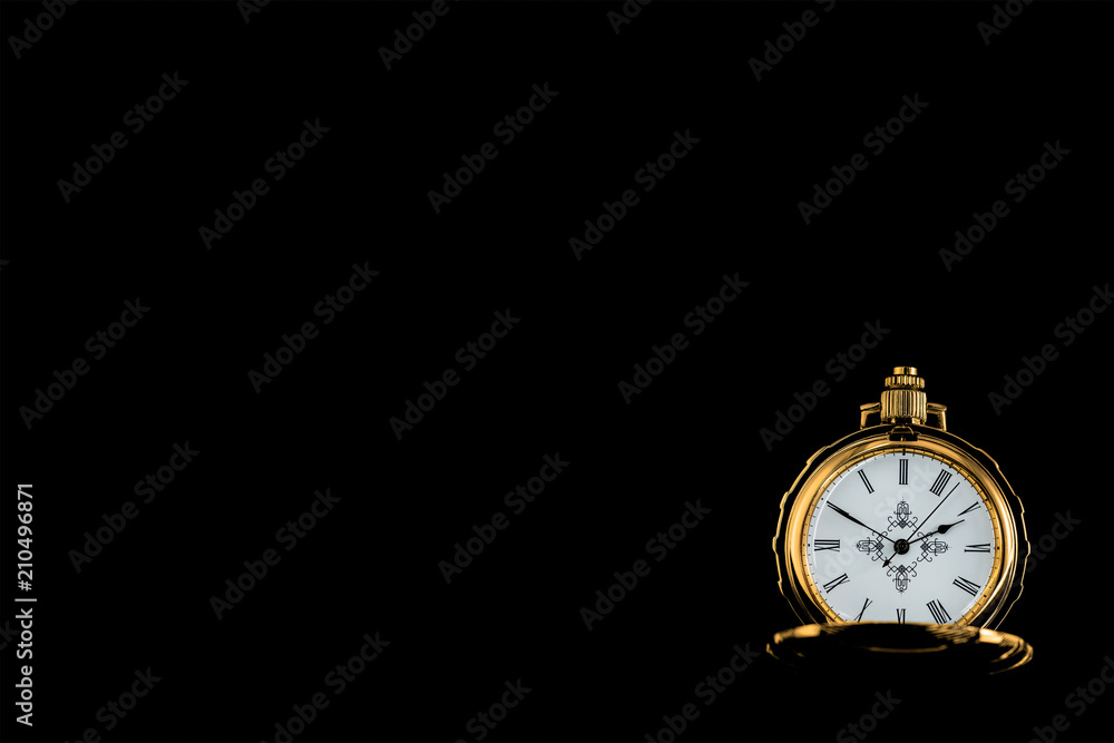 Relógio de Bolso Ouro para Mensagem Relógio de Bolso Ouro para Mensagem