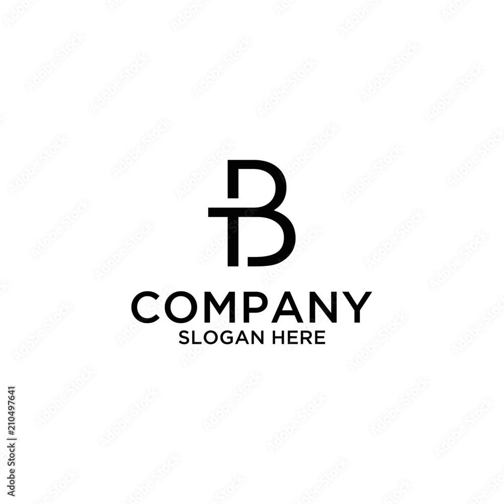 Letter TB logo design Letter TB logo design