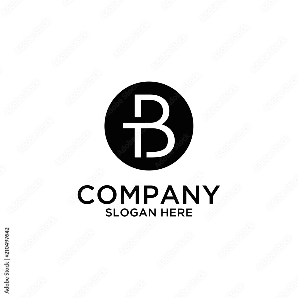 Letter TB logo design Letter TB logo design