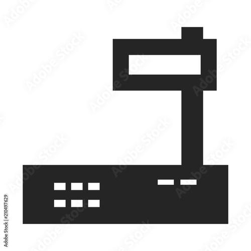 Electronic scale icon