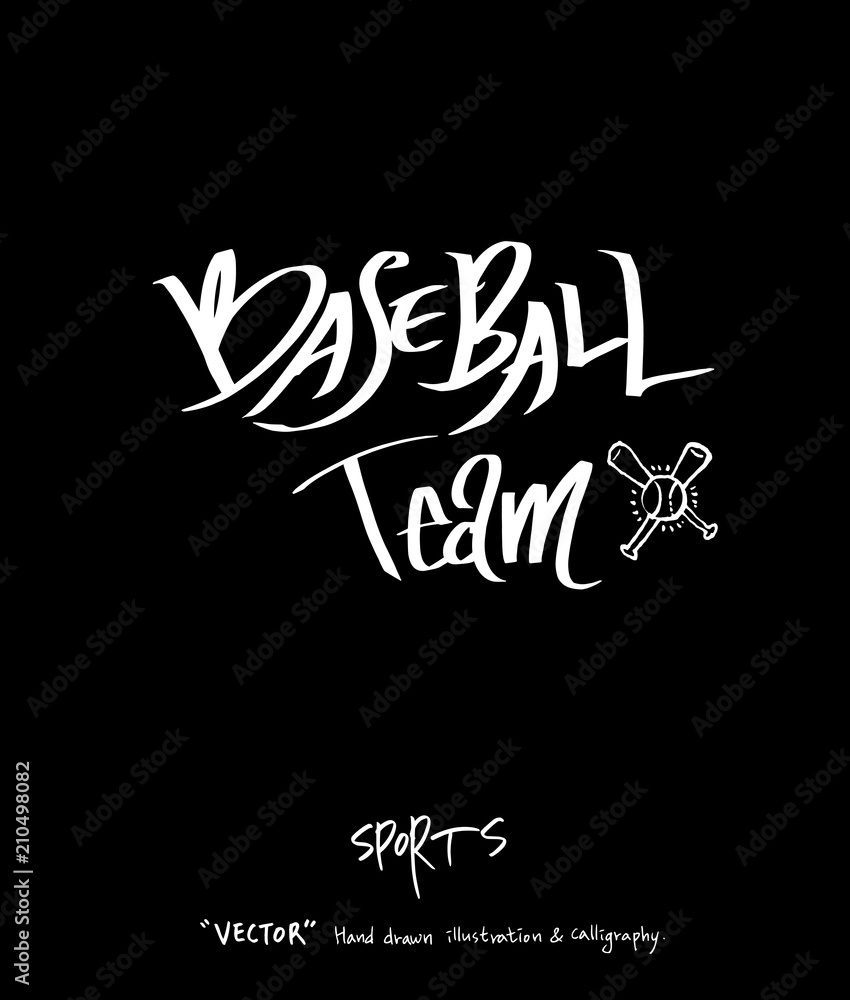 스포츠 포스터 / 손으로 그린 스포츠 그림 스포츠 포스터 / 손으로 그린 스포츠 그림