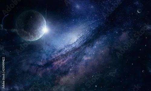 Obraz droga mleczna w kosmosie