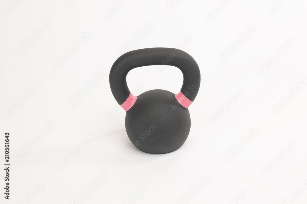 black dumbbells on white background black dumbbells on white background