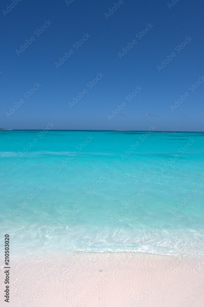 Clear water caribbean beach