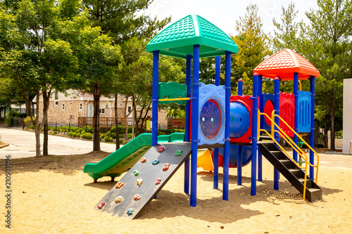 Wallpaper Mural Children's Playground's various rides Torontodigital.ca